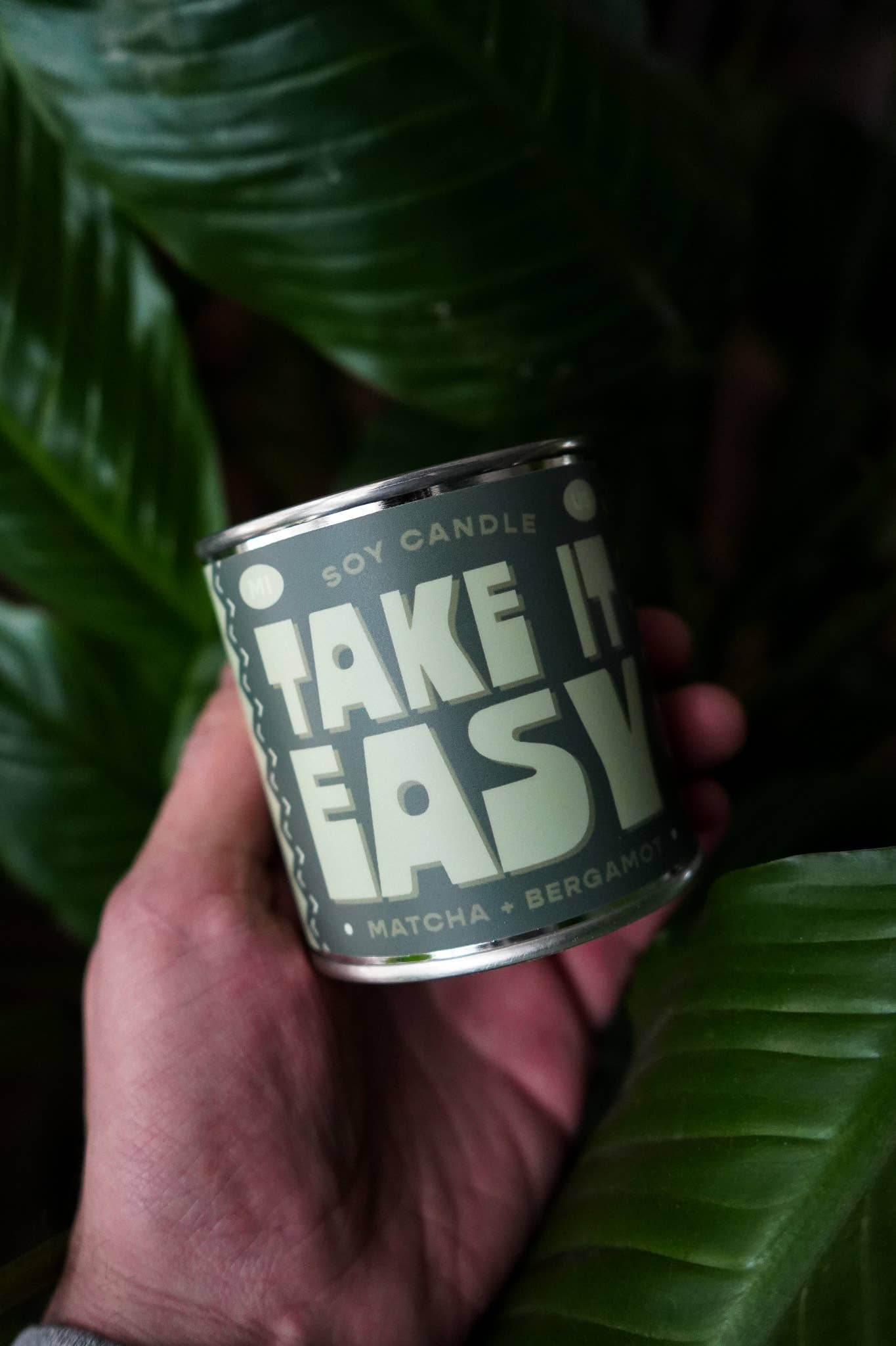 Take It Easy | Matcha + Bergamot 8oz Soy Candle