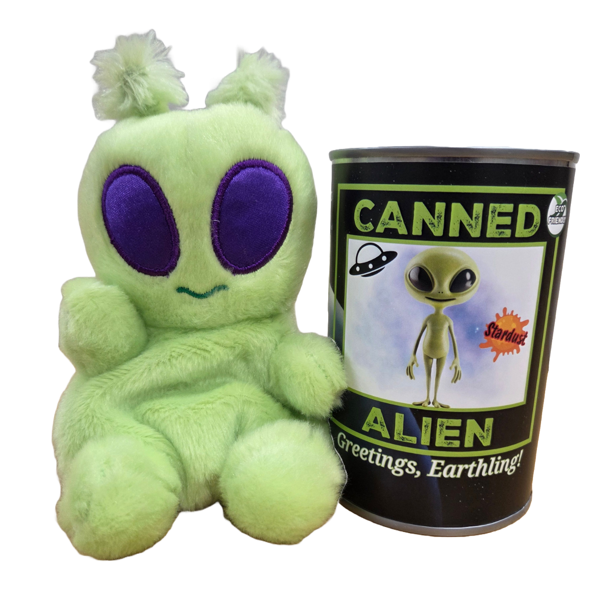Canned Alien | Stuffed Plush | Funny Jokes Extraterrestrial