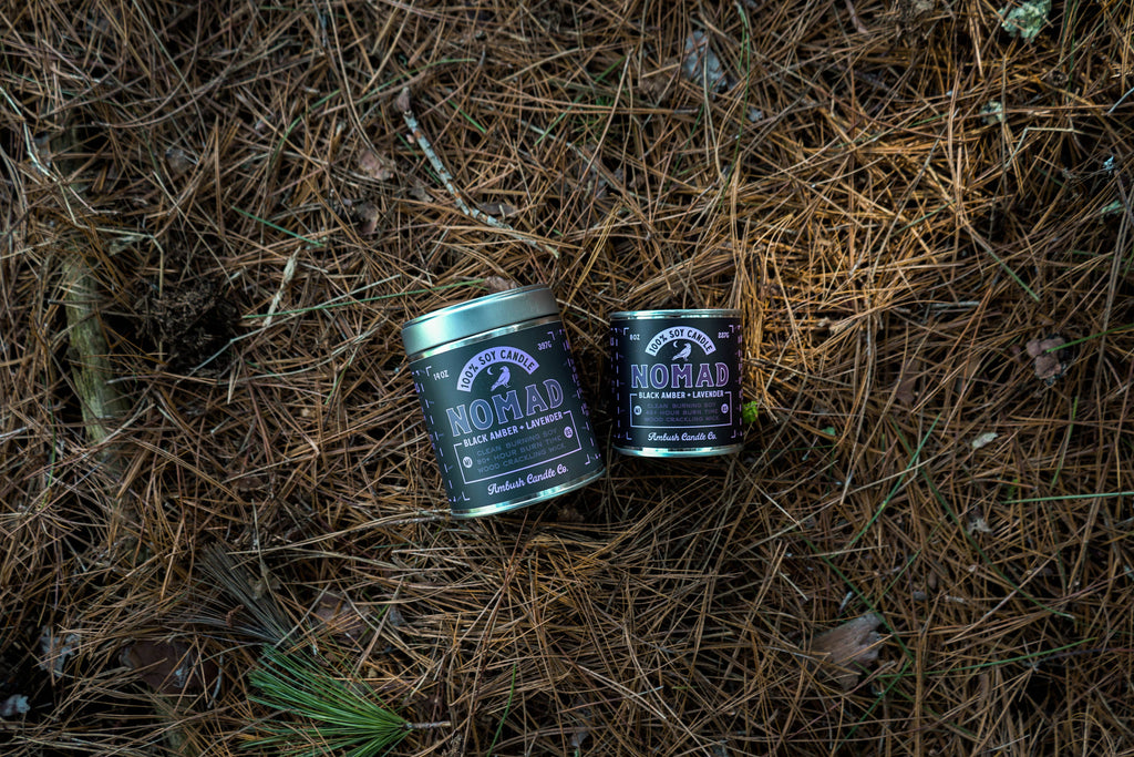 Nomad | Amber + Lavender 8oz Soy Candle