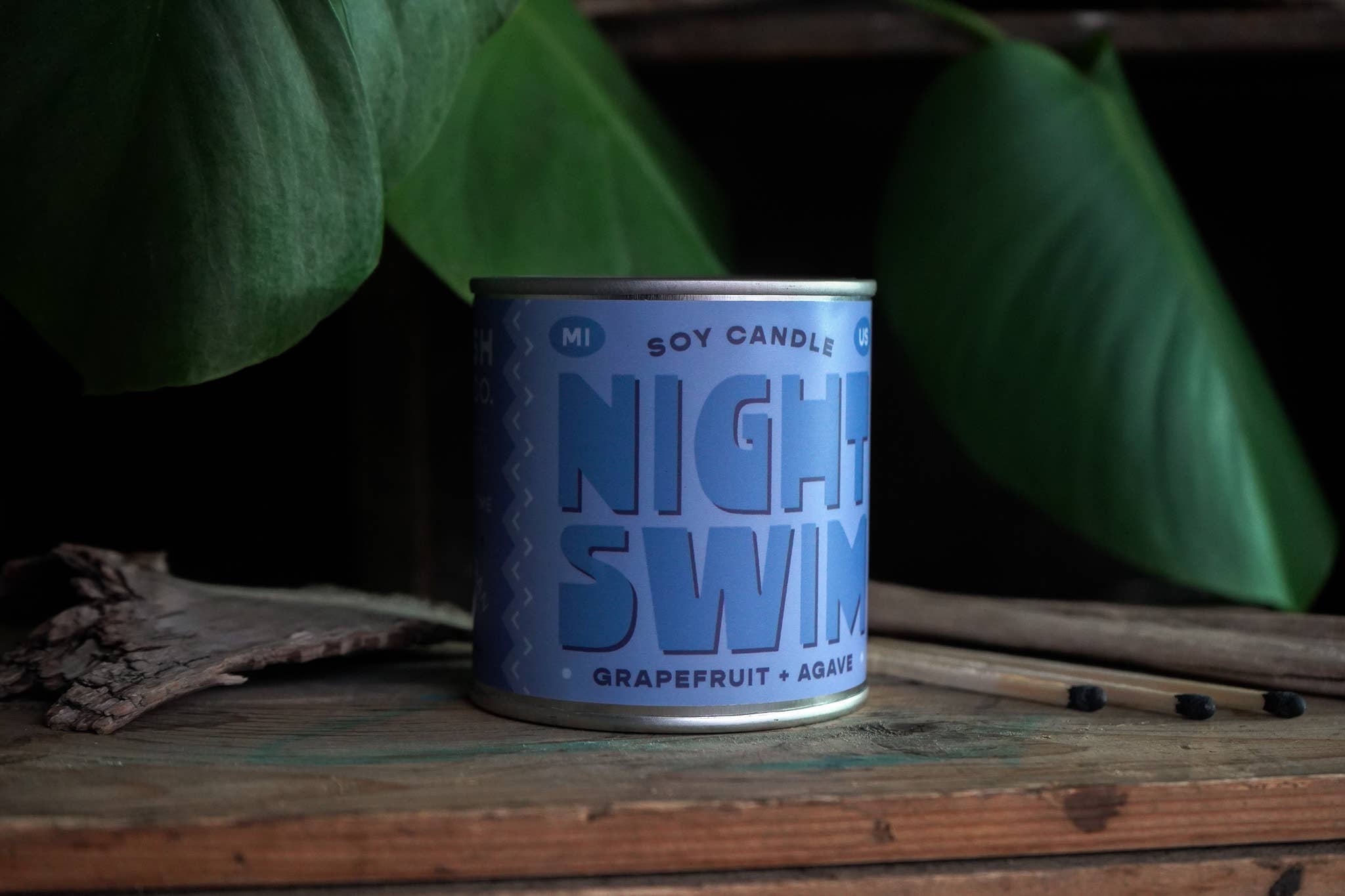 Night Swim | Grapefruit + Agave 8oz Soy Candle