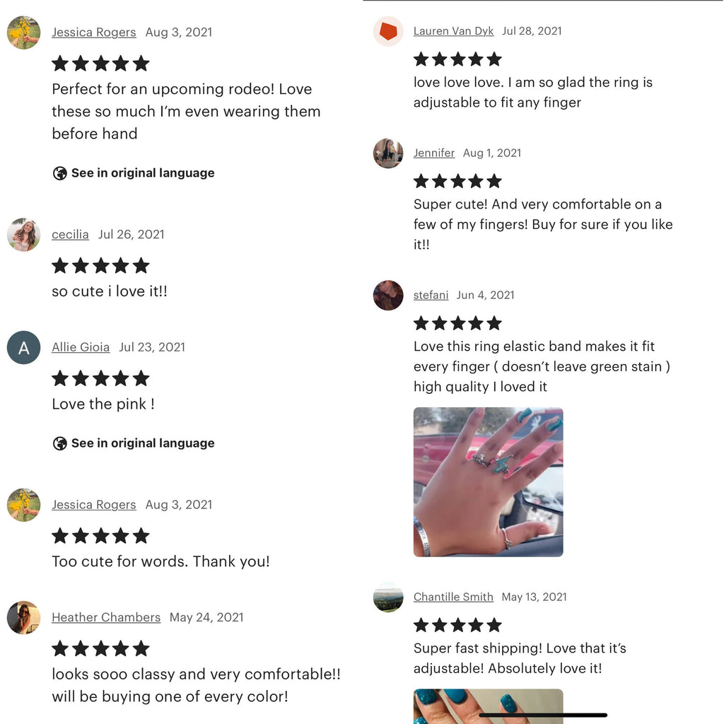Western Lightning Bolt Thunder -  Ring