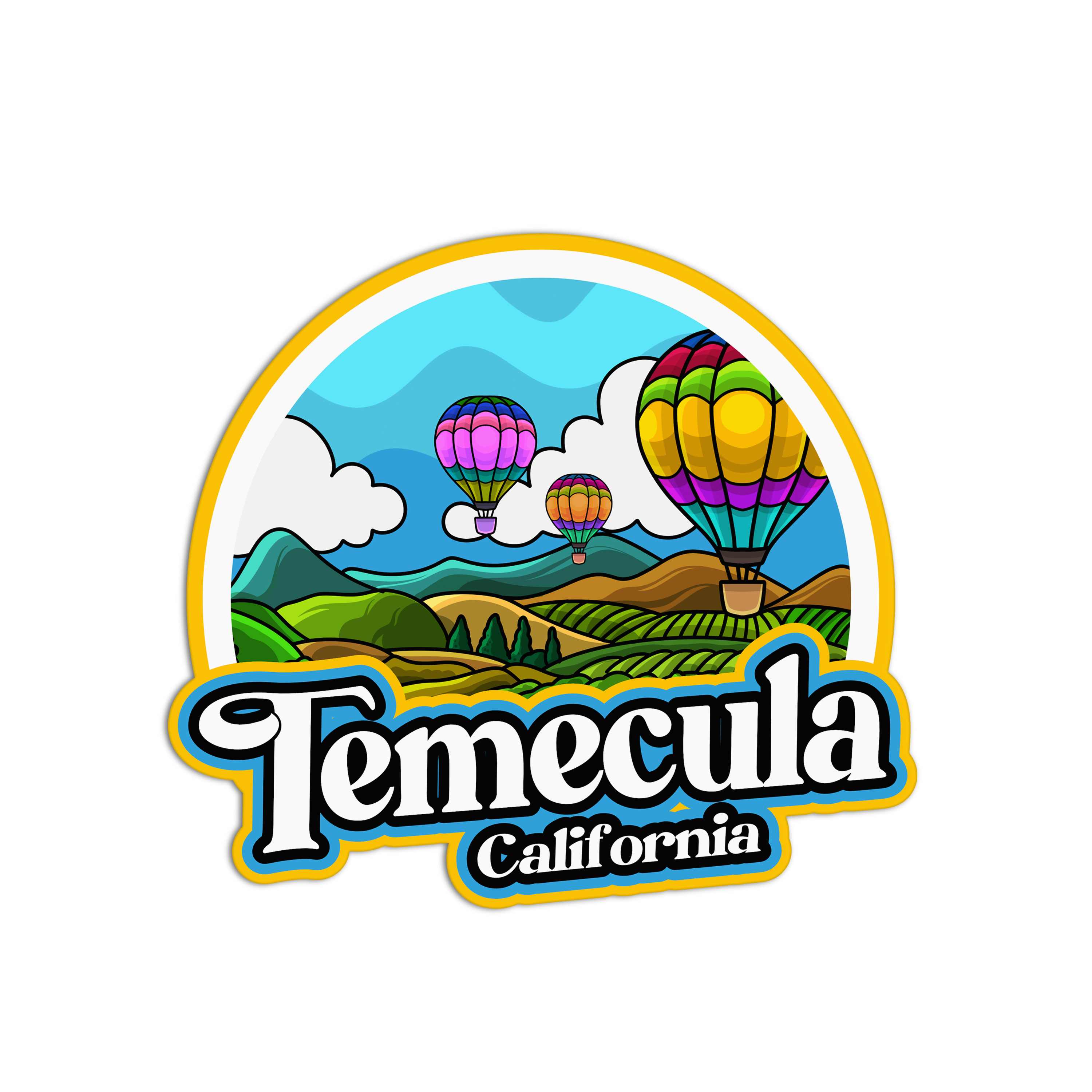 Temecula Textured Stickers