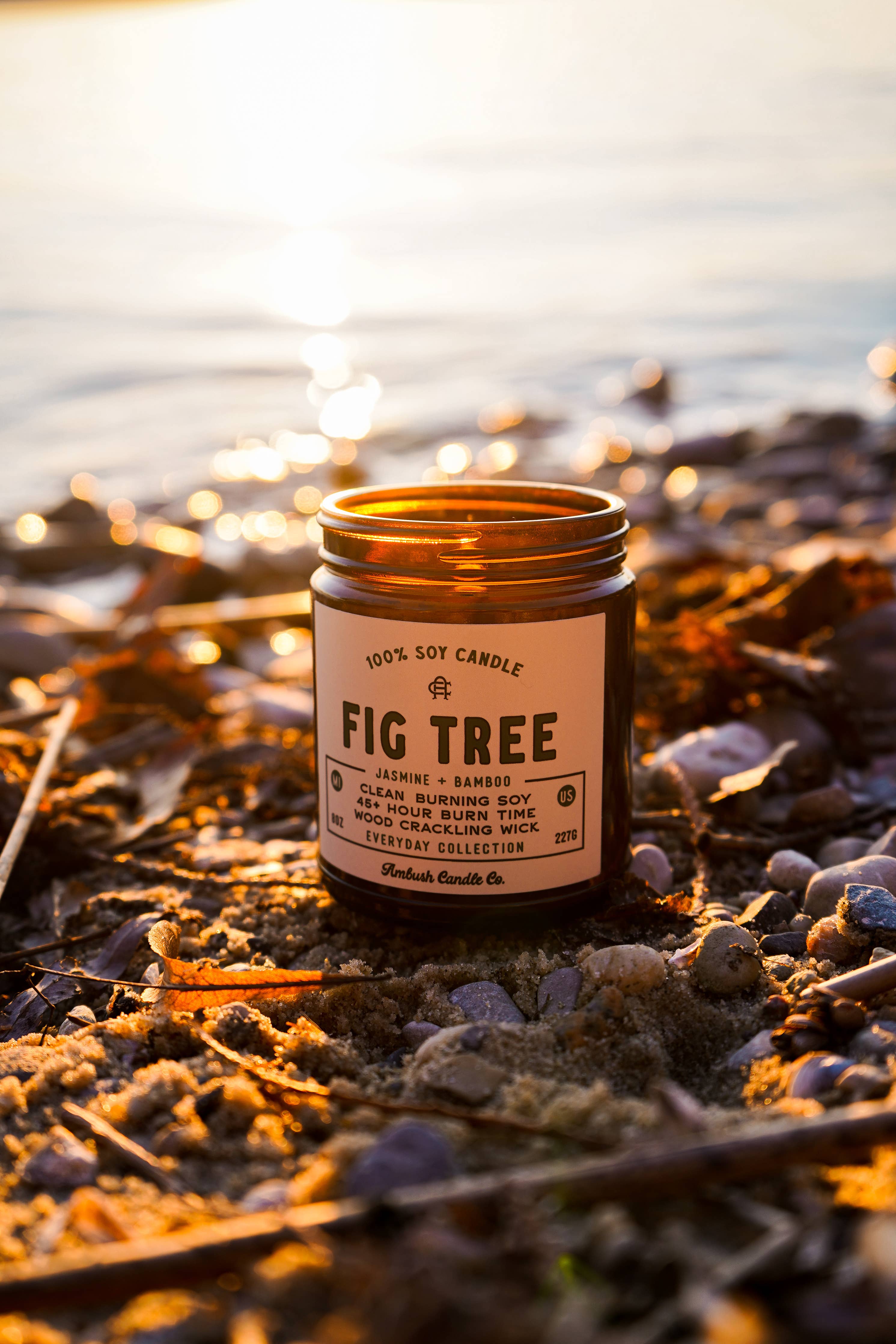 Fig Tree | Jasmine + Bamboo 8oz Soy Candle