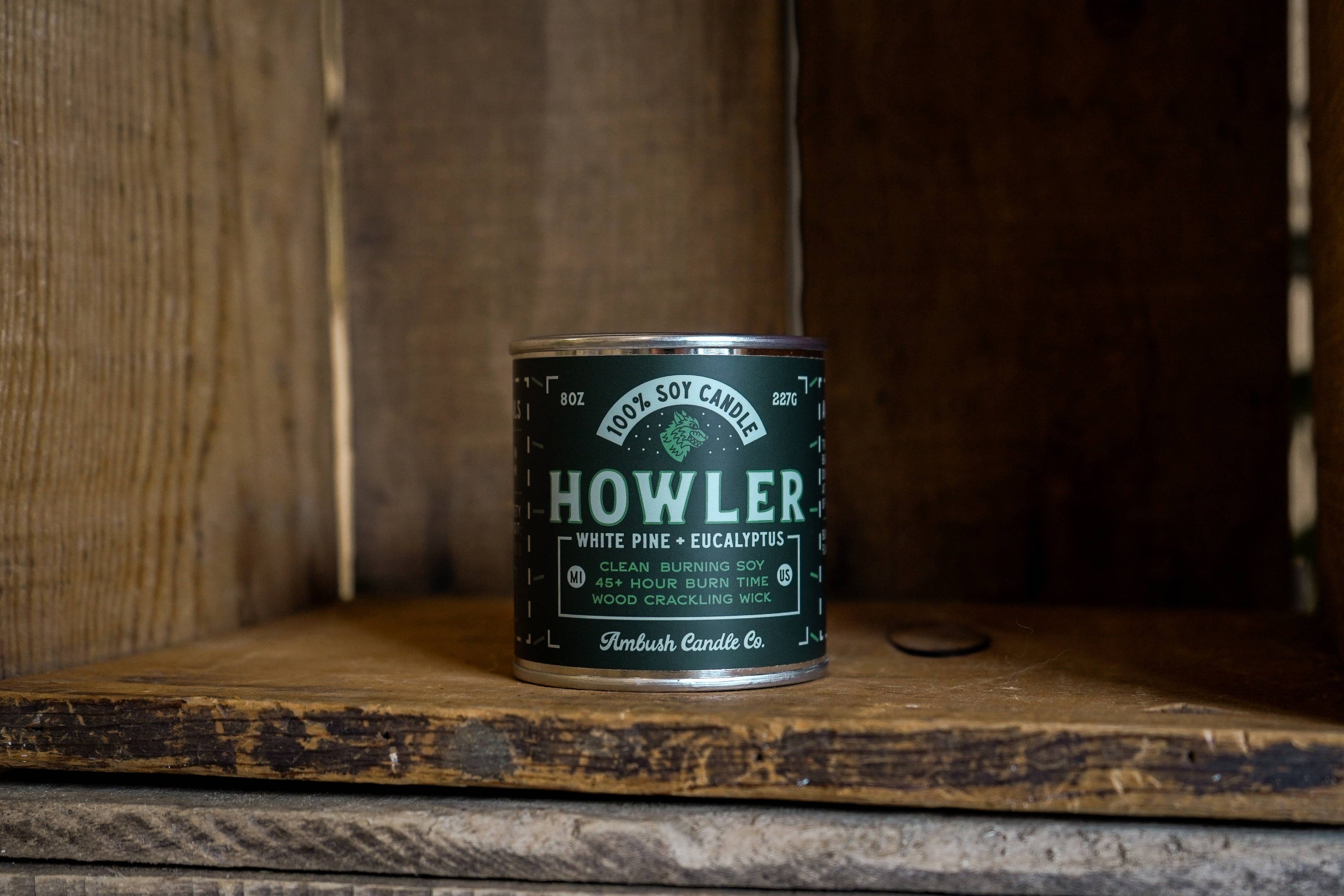 Howler | White Pine + Eucalyptus 8oz Soy Candle