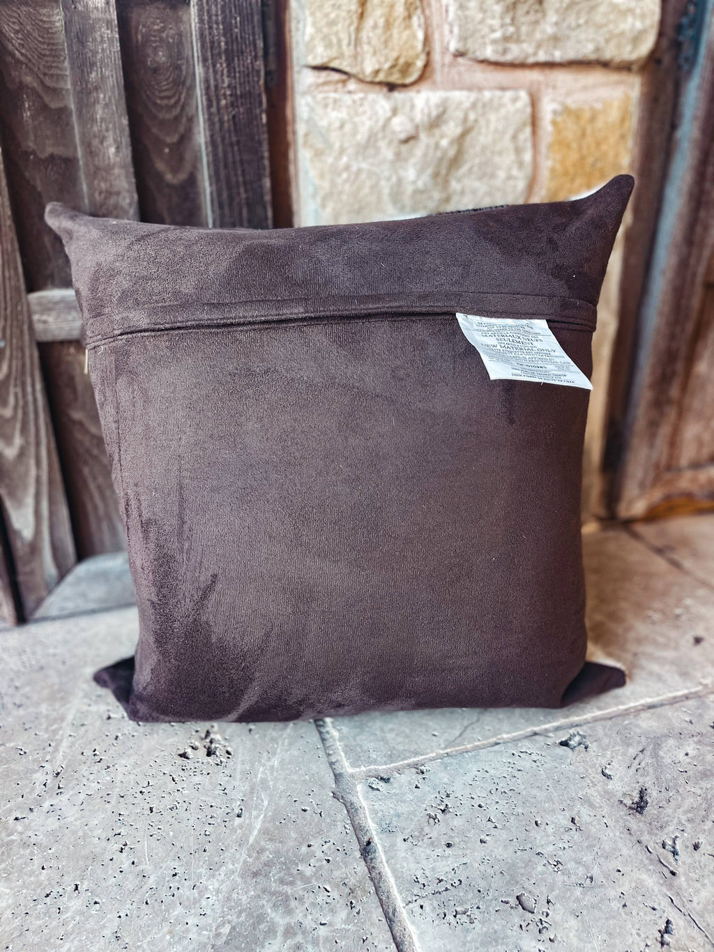 Western Star Cowhide Pillow Cover