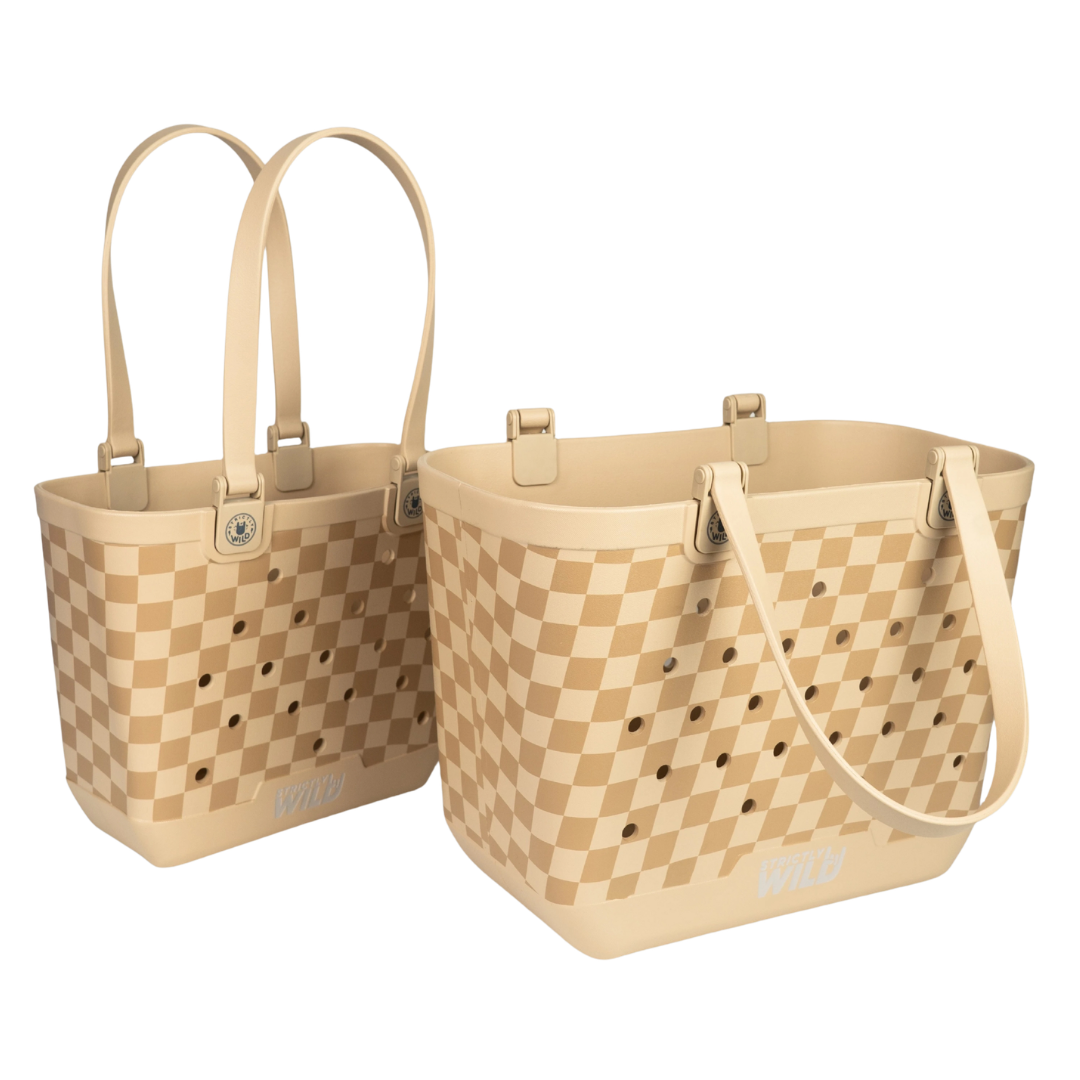 Desert Checker Moto Tote / PREORDER: shipping april 25 - 30