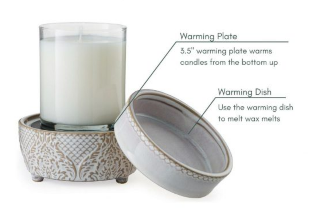 Vintage White 2-In-1 Classic Fragrance Warmer