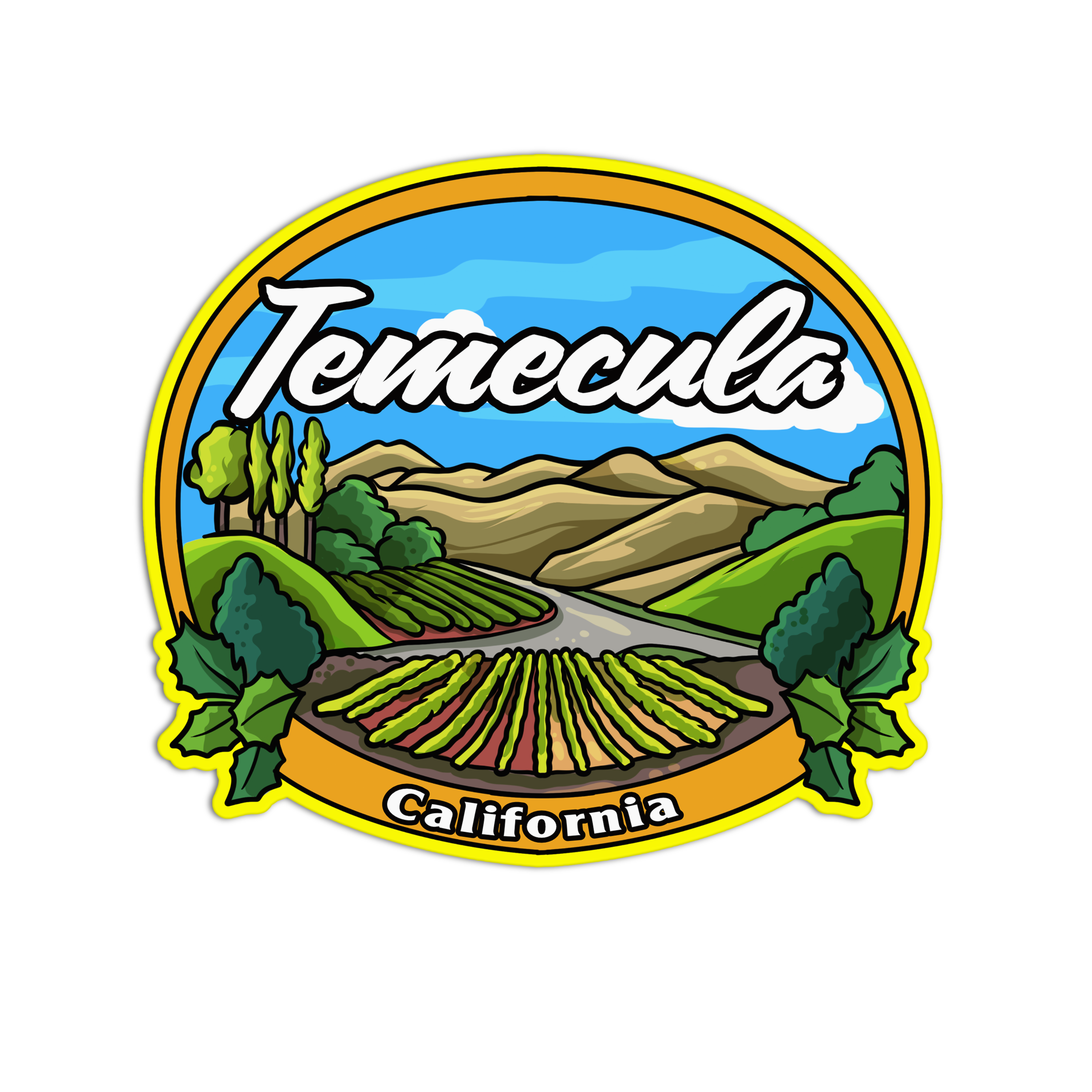 Temecula Textured Stickers