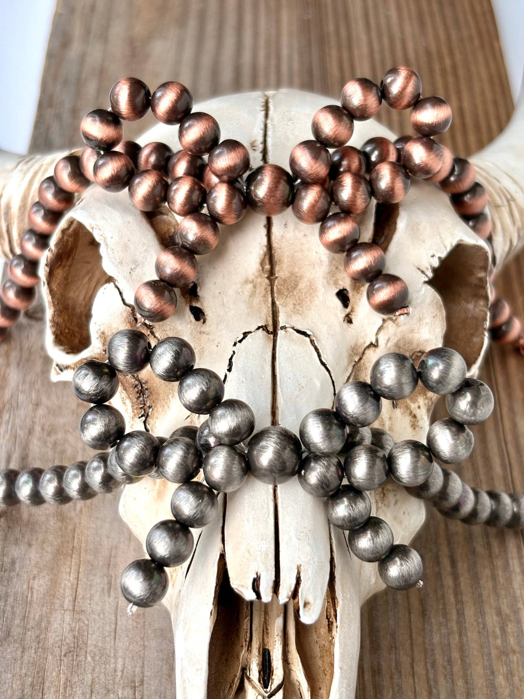 Western Navajo Pearl Coquette Bow Hat Chain Band