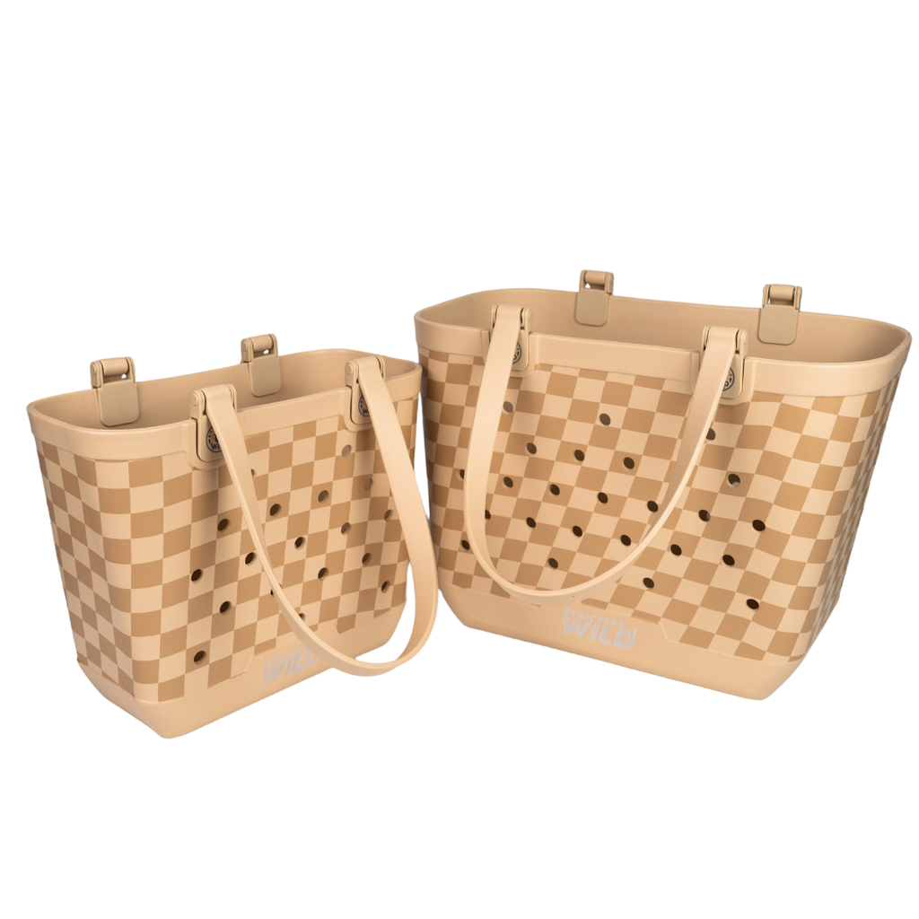 Desert Checker Moto Tote / PREORDER: shipping april 25 - 30