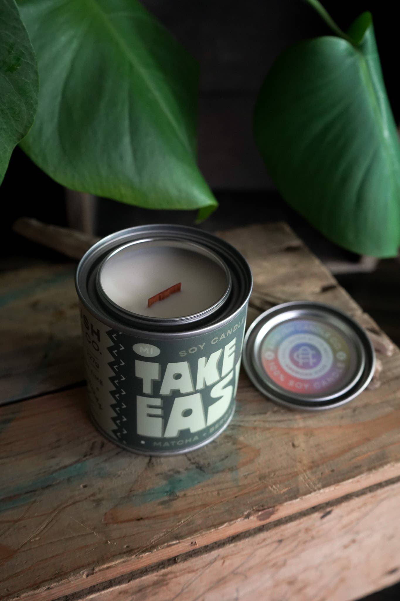 Take It Easy | Matcha + Bergamot 8oz Soy Candle