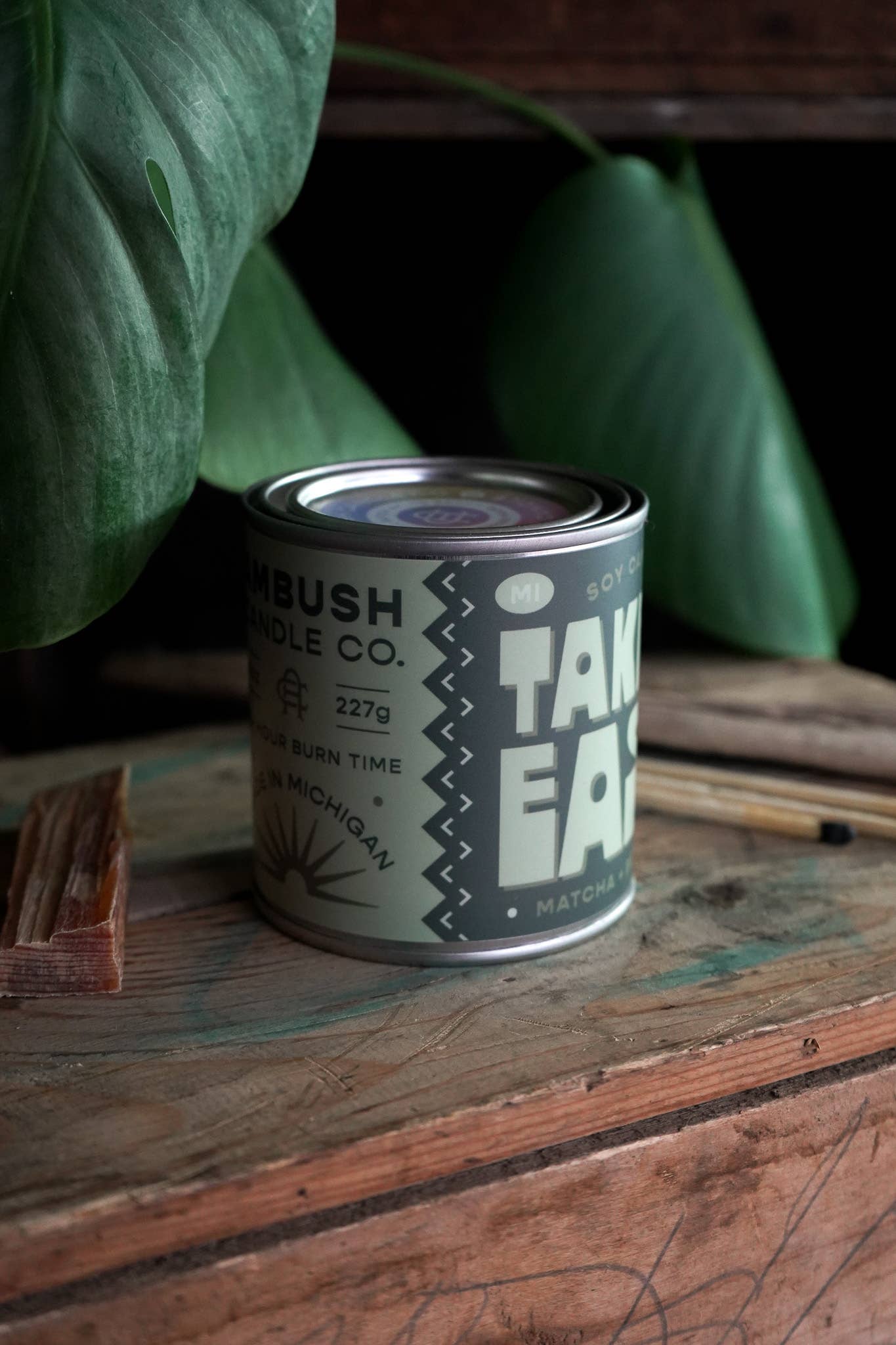 Take It Easy | Matcha + Bergamot 8oz Soy Candle