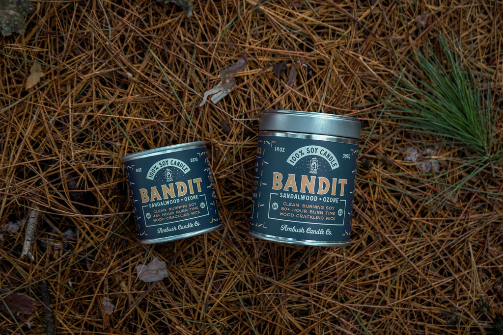 Bandit | Sandalwood + Ozone 8oz Soy Candle