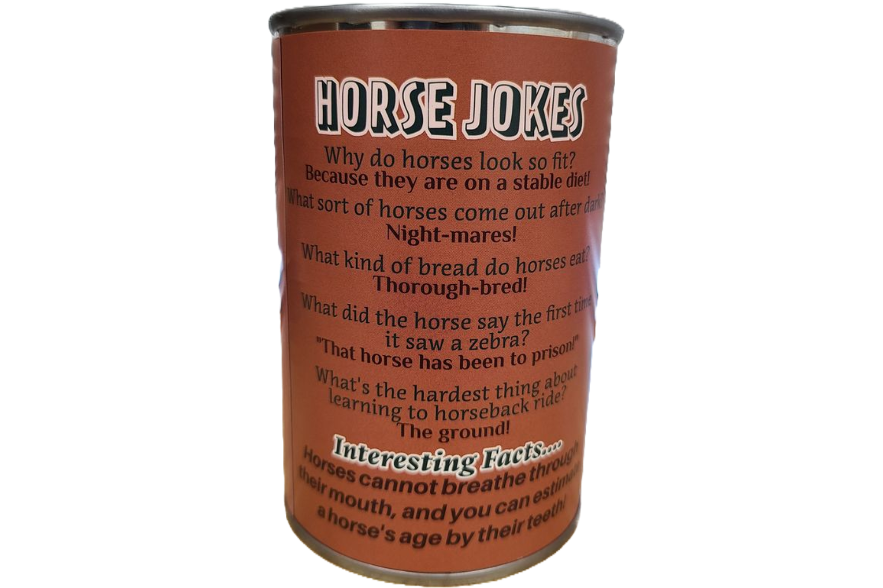 Spirit the Canned Horse - Eco-friendly and Recycled Plush