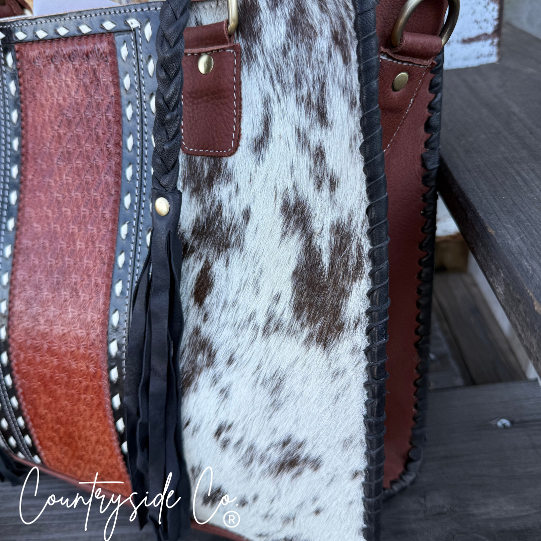 Harper Ranch Cowhide Purse