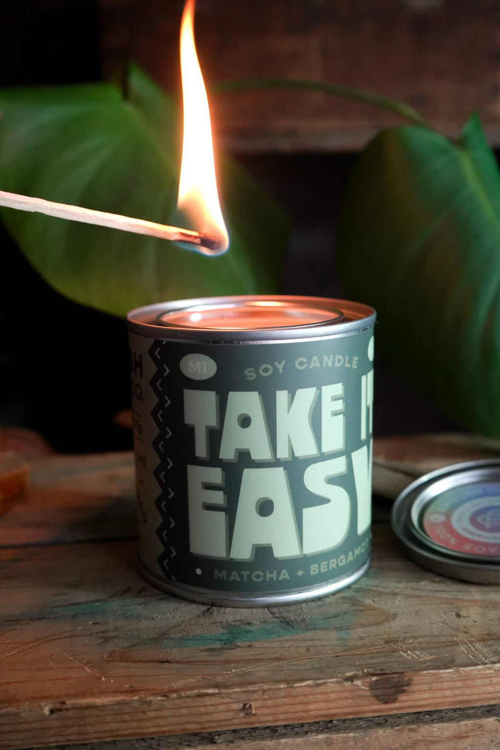 Take It Easy | Matcha + Bergamot 8oz Soy Candle