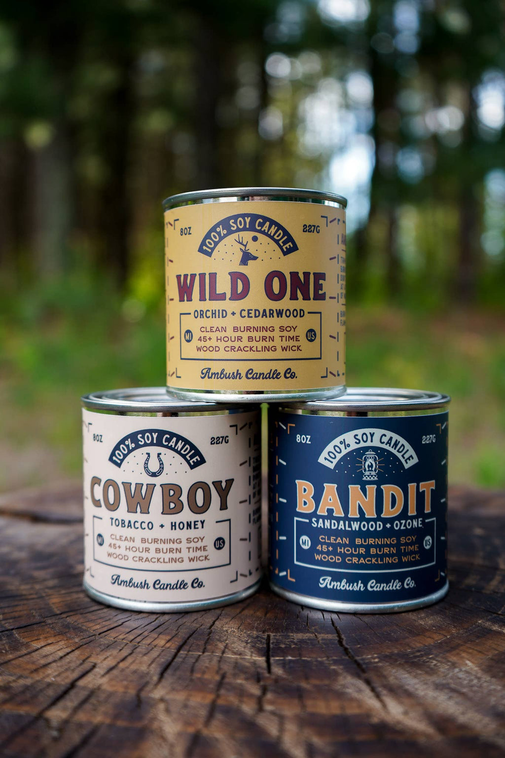 Cowboy | Tobacco + Honey 8oz Soy Candle