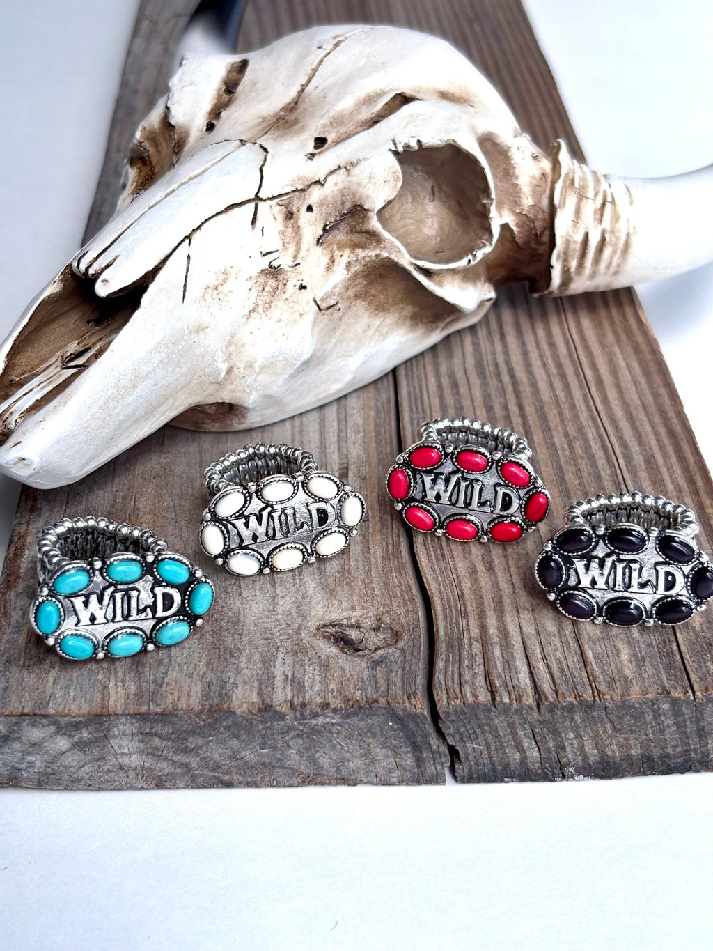 Western WILD Stone Stretch Ring