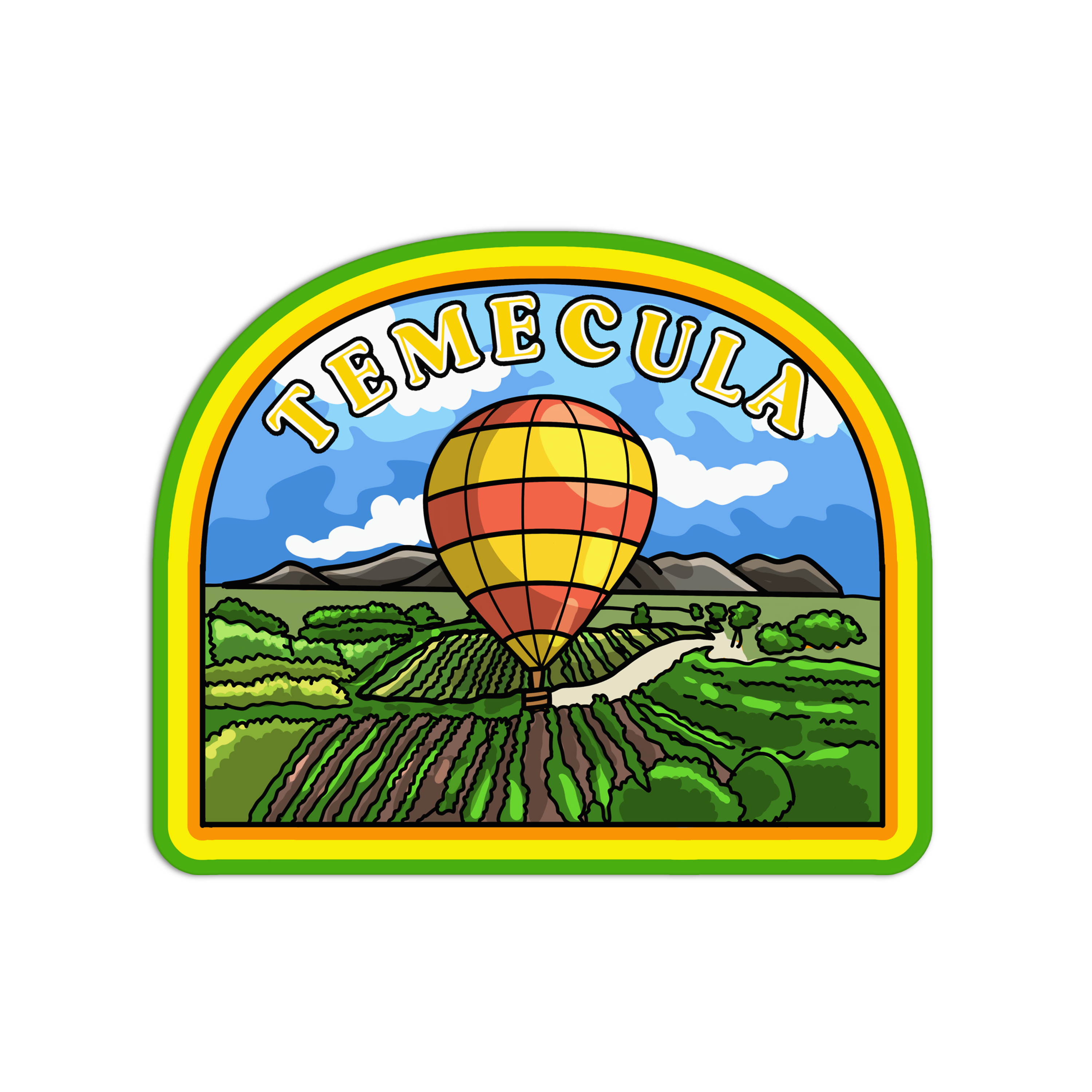 Temecula Textured Stickers