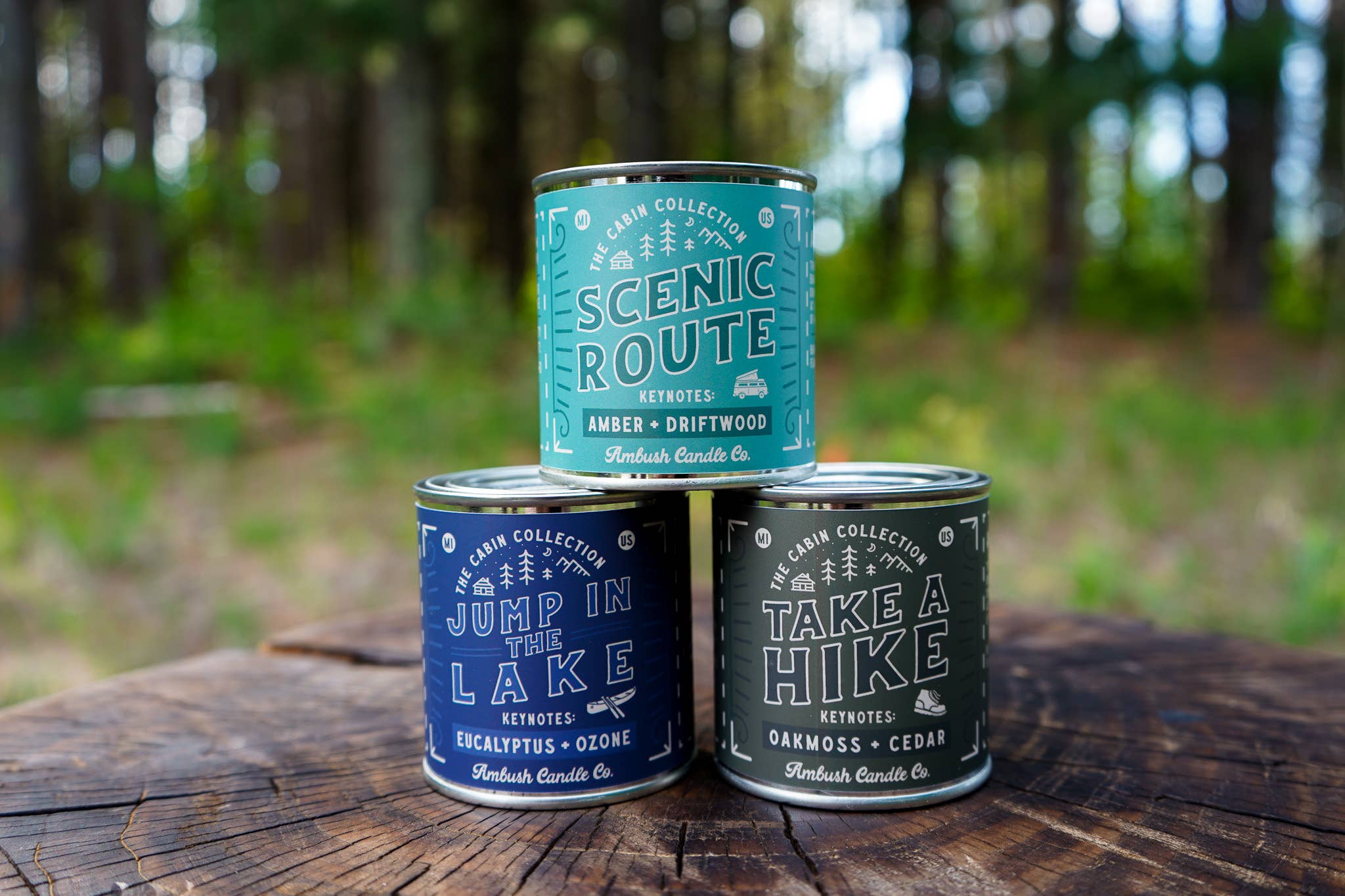 Take A Hike | Oakmoss + Cedar 8oz Soy Candle