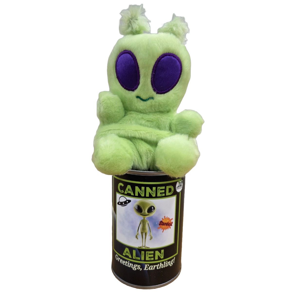 Canned Alien | Stuffed Plush | Funny Jokes Extraterrestrial