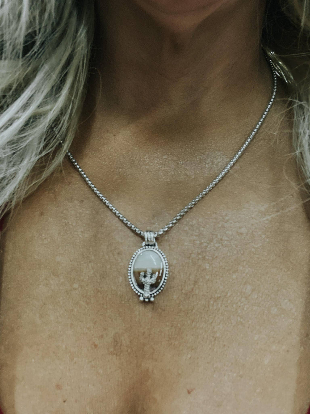 Cactus Sunset Necklace