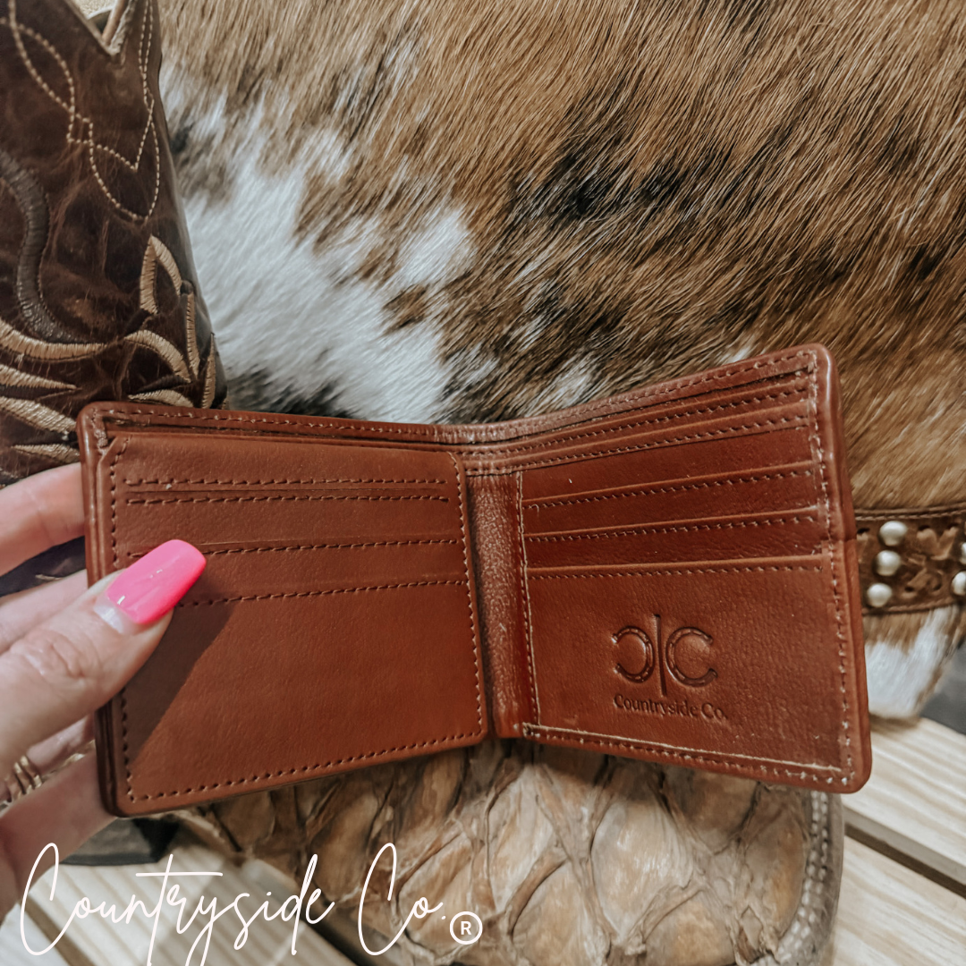 Longhorn Edition Westin Cowhide Men's Wallet New Style 2025