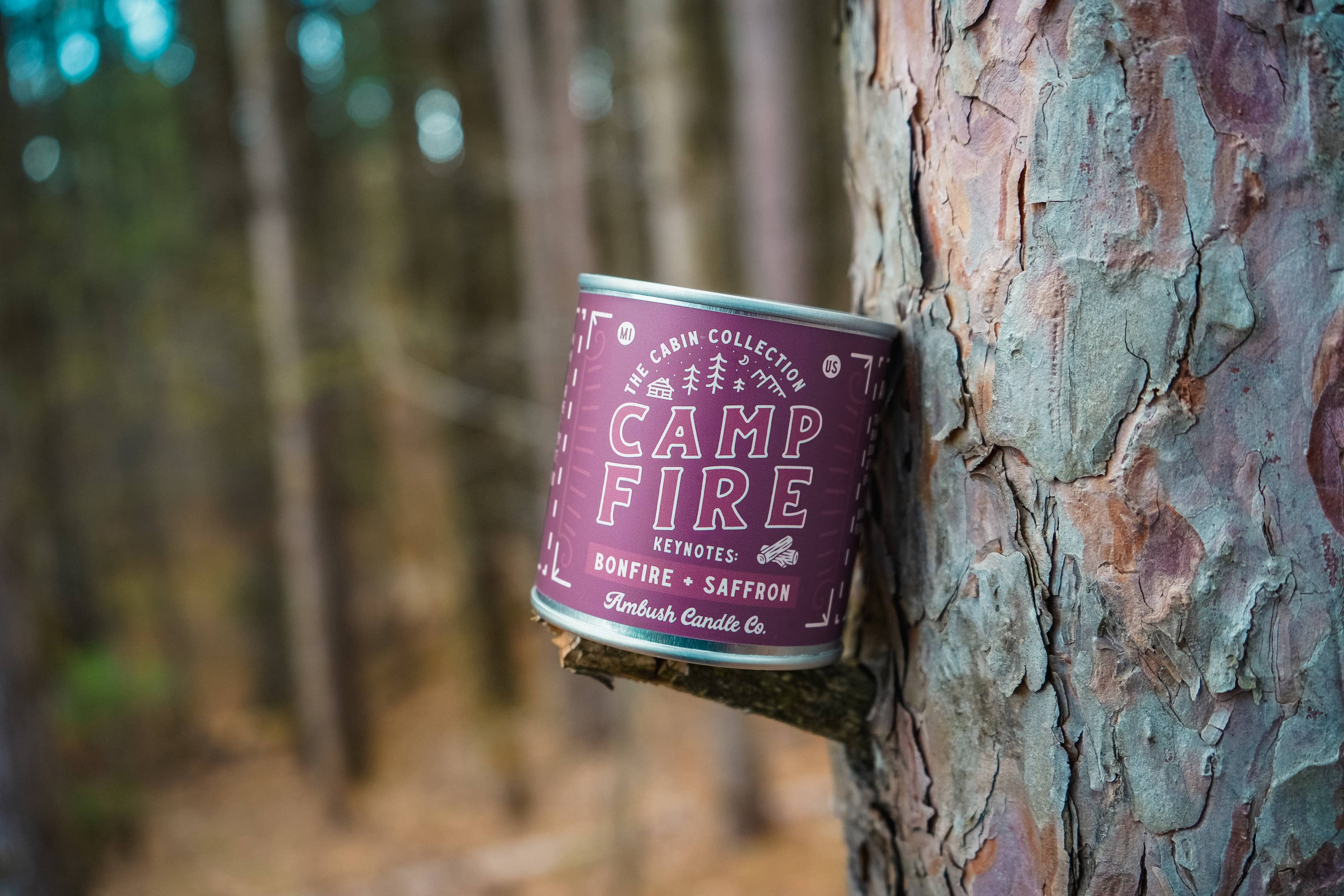 Campfire | Bonfire + Saffron 8oz Soy Candle