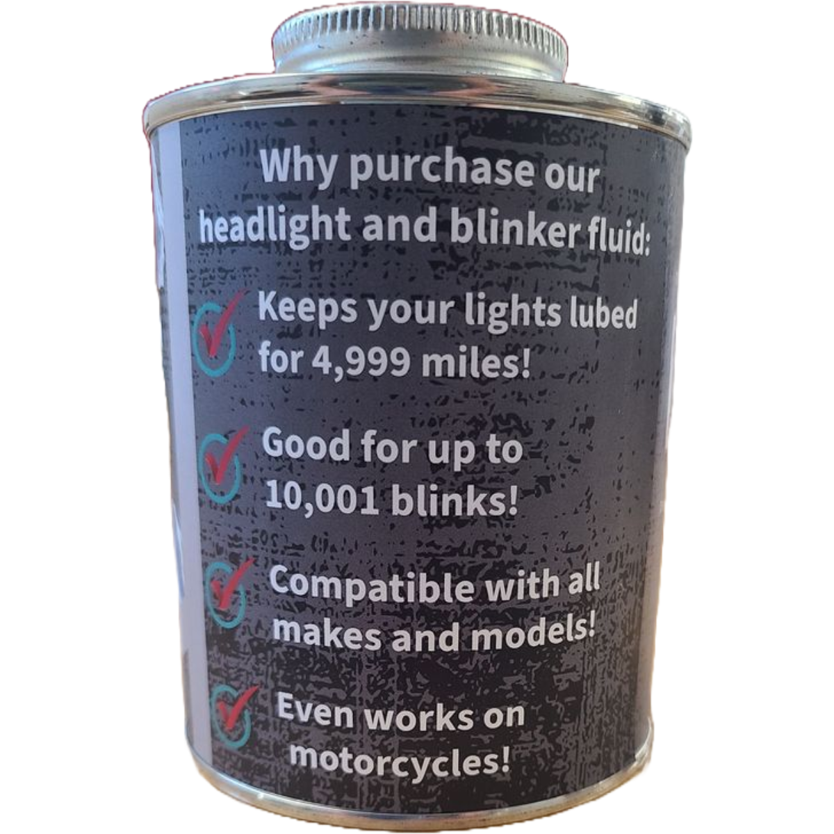 Canned Headlight & Blinker Fluid Funny Gag Gift Dirty Santa