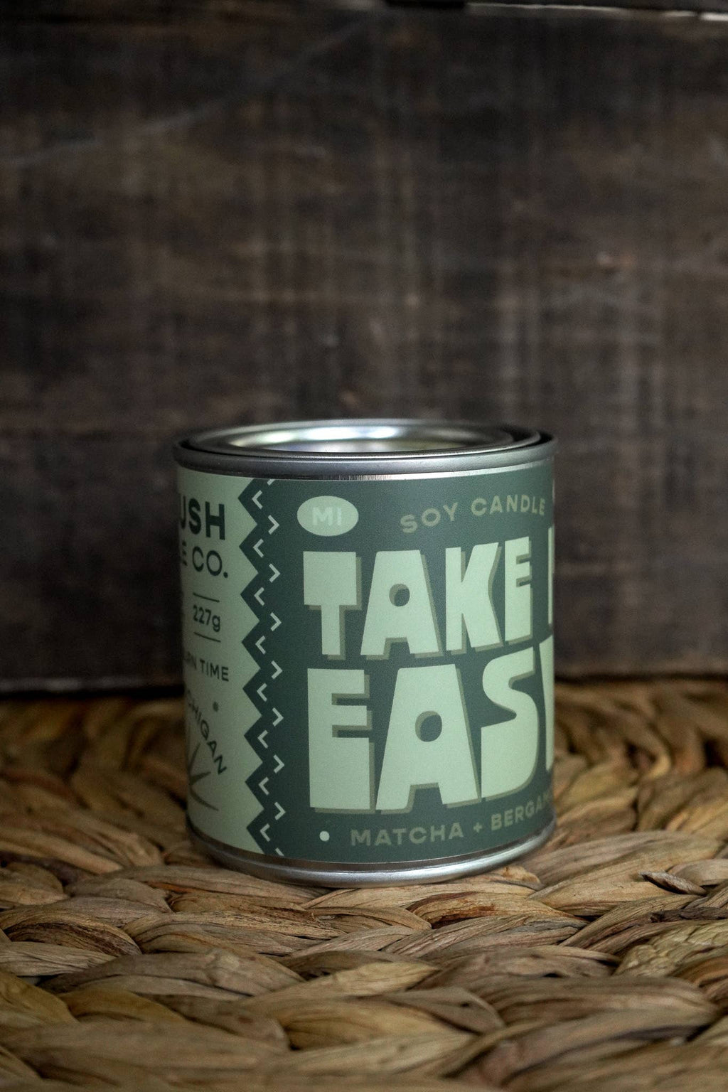 Take It Easy | Matcha + Bergamot 8oz Soy Candle