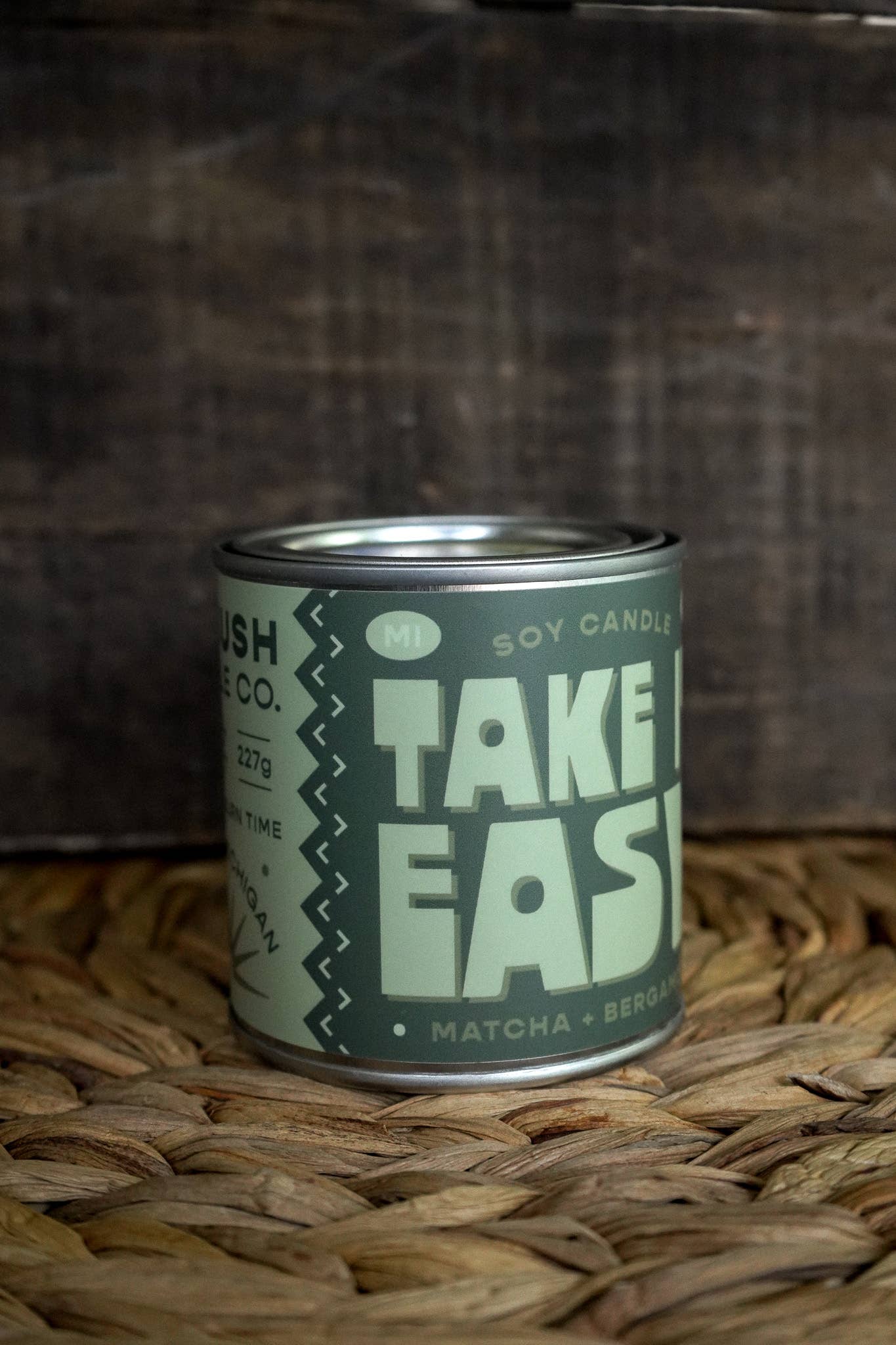 Take It Easy | Matcha + Bergamot 8oz Soy Candle