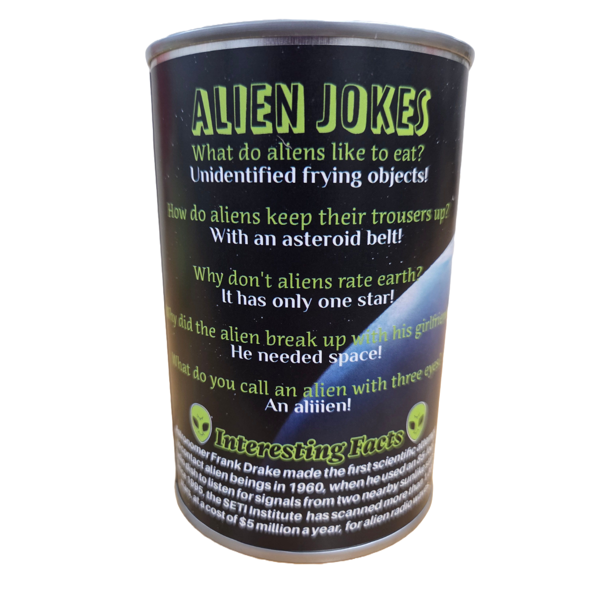 Canned Alien | Stuffed Plush | Funny Jokes Extraterrestrial