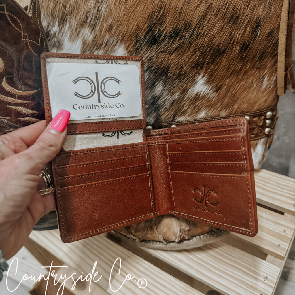 Longhorn Edition Westin Cowhide Men's Wallet New Style 2025