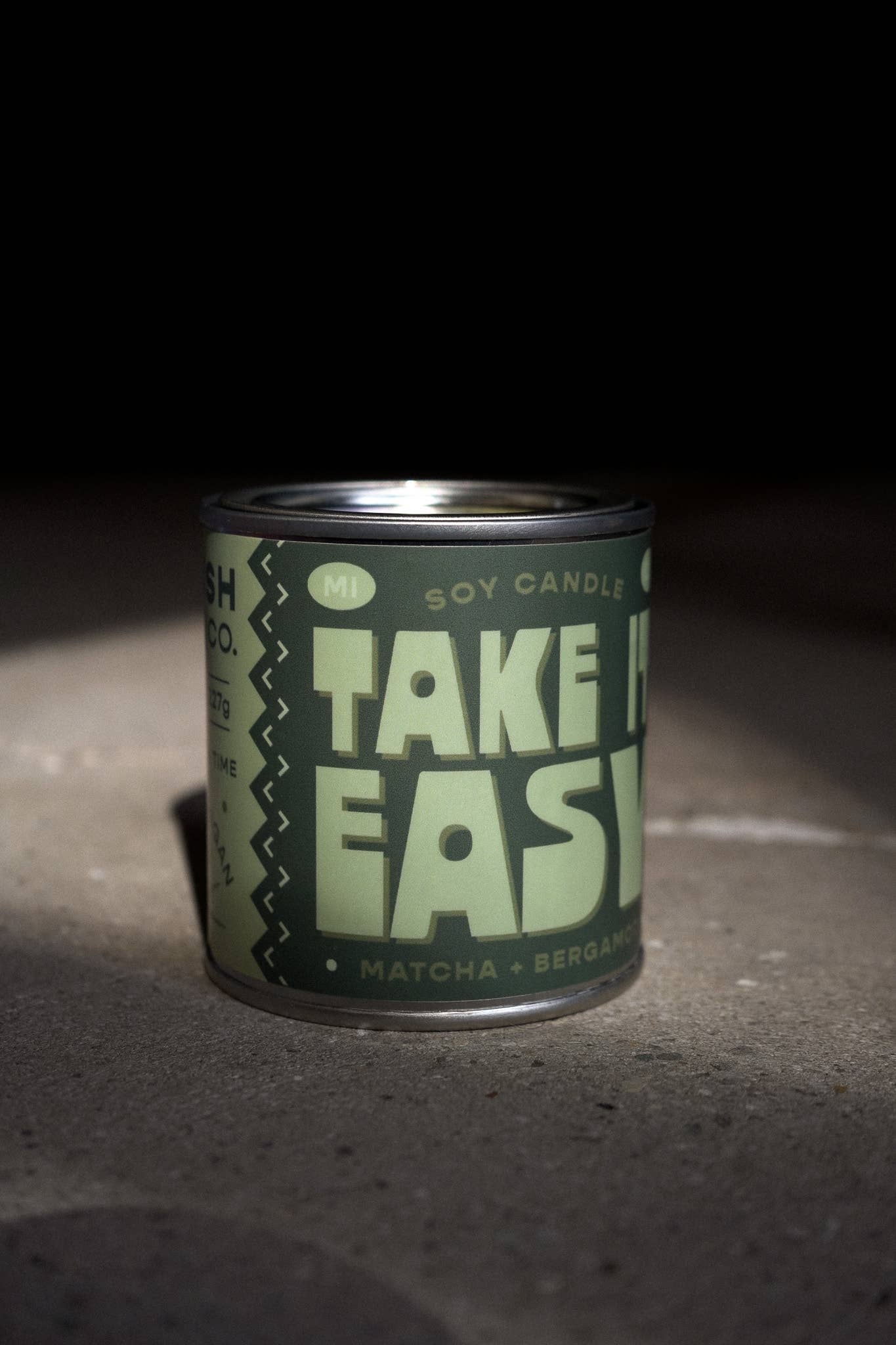 Take It Easy | Matcha + Bergamot 8oz Soy Candle