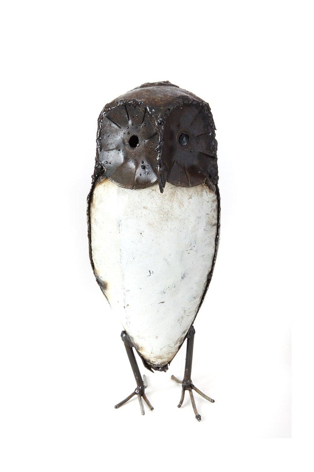 Recycled Metal Owl Sculptures - Garden Gifts