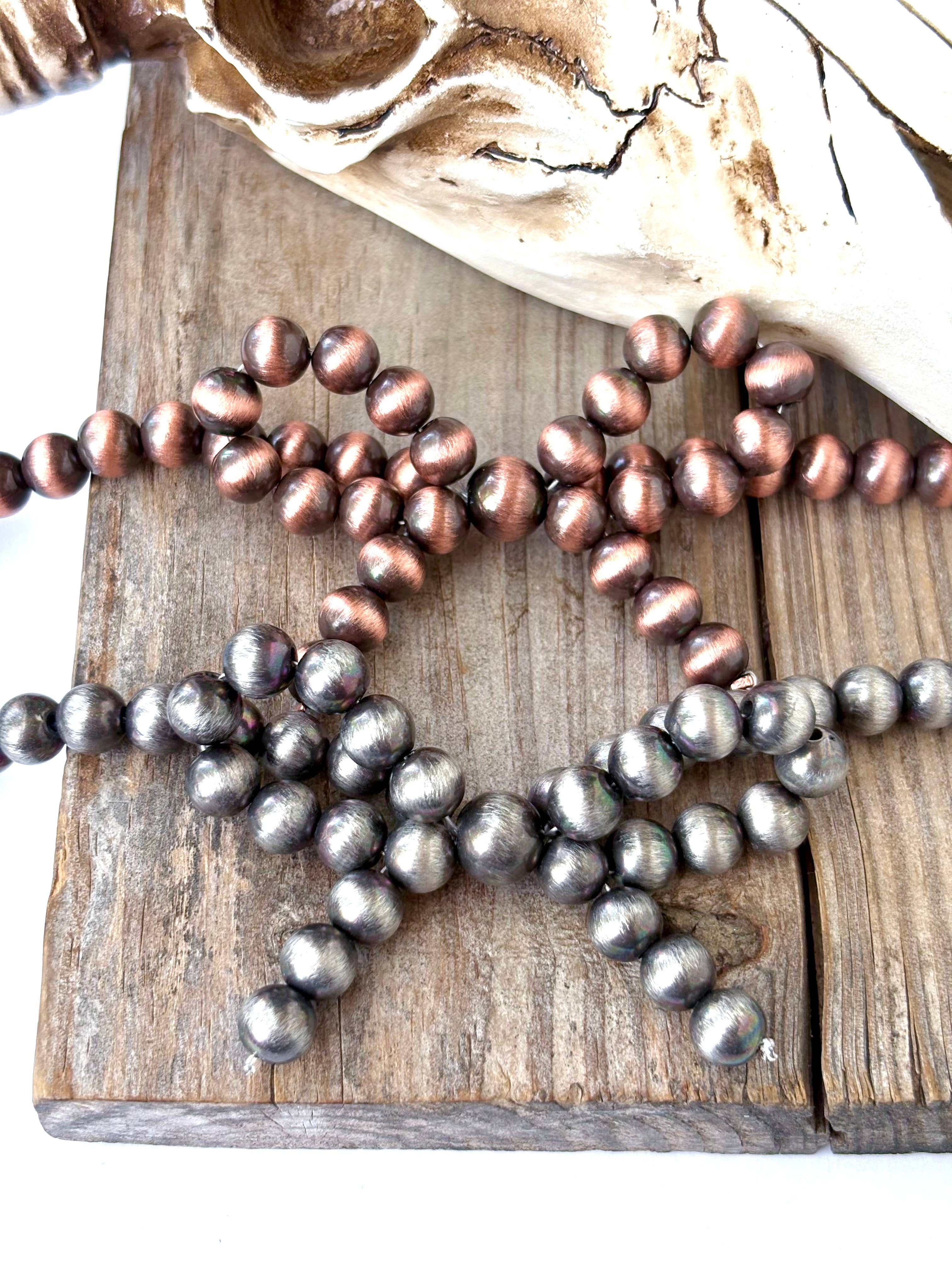 Western Navajo Pearl Coquette Bow Hat Chain Band