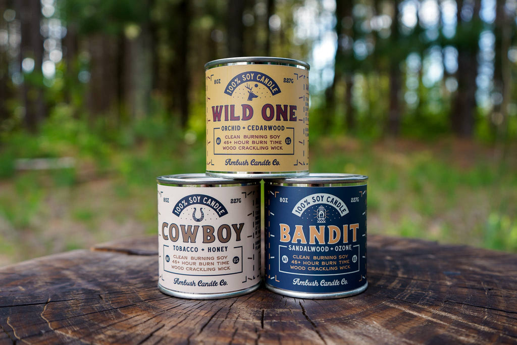 Cowboy | Tobacco + Honey 8oz Soy Candle