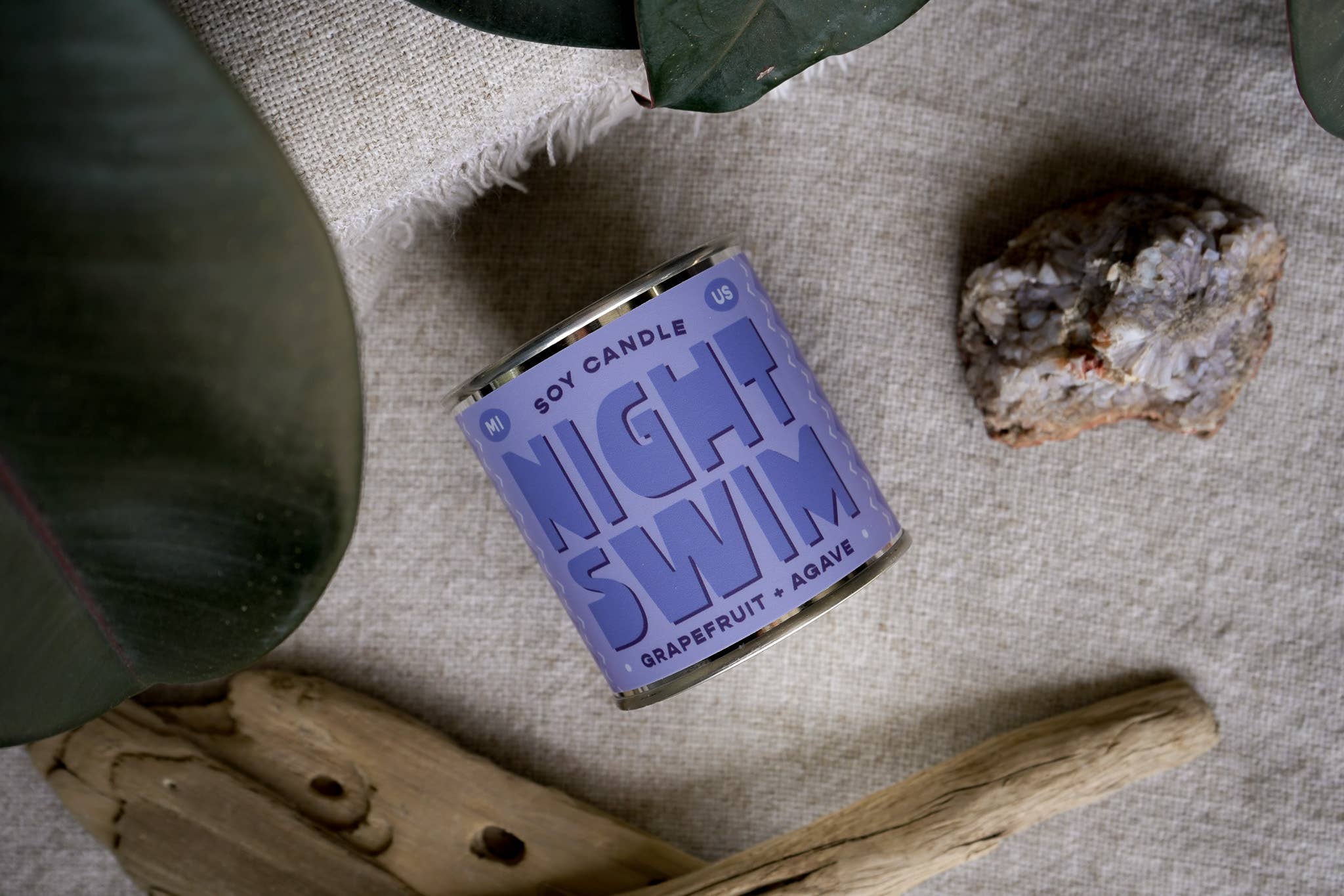 Night Swim | Grapefruit + Agave 8oz Soy Candle