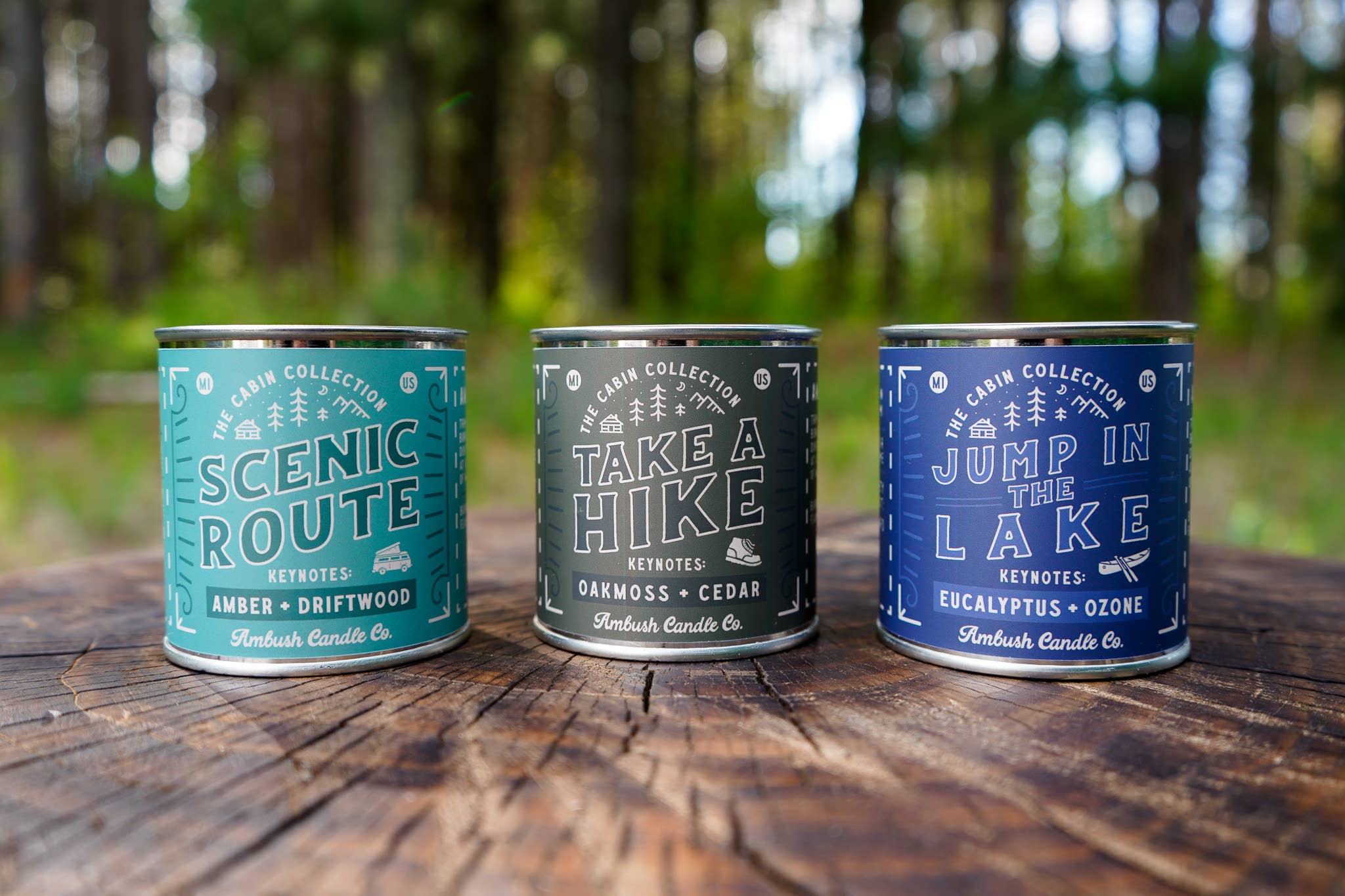 Take A Hike | Oakmoss + Cedar 8oz Soy Candle
