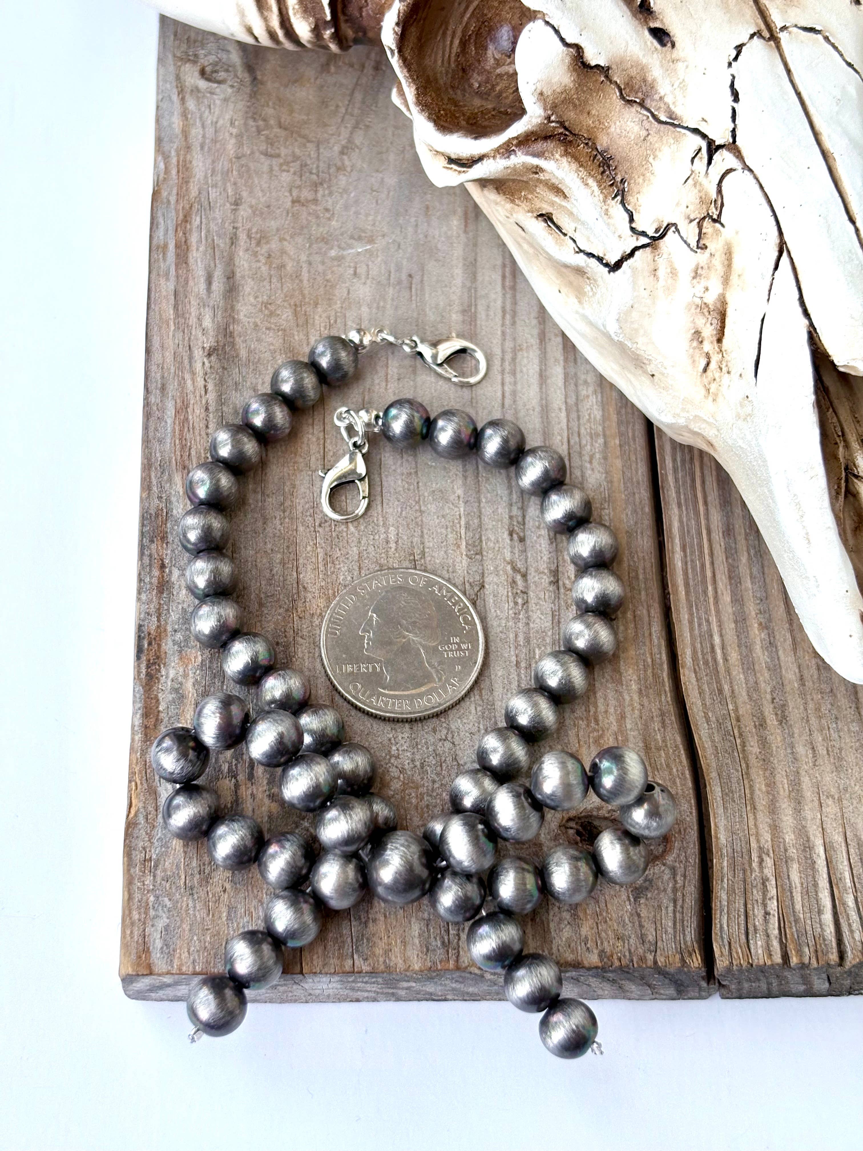 Western Navajo Pearl Coquette Bow Hat Chain Band