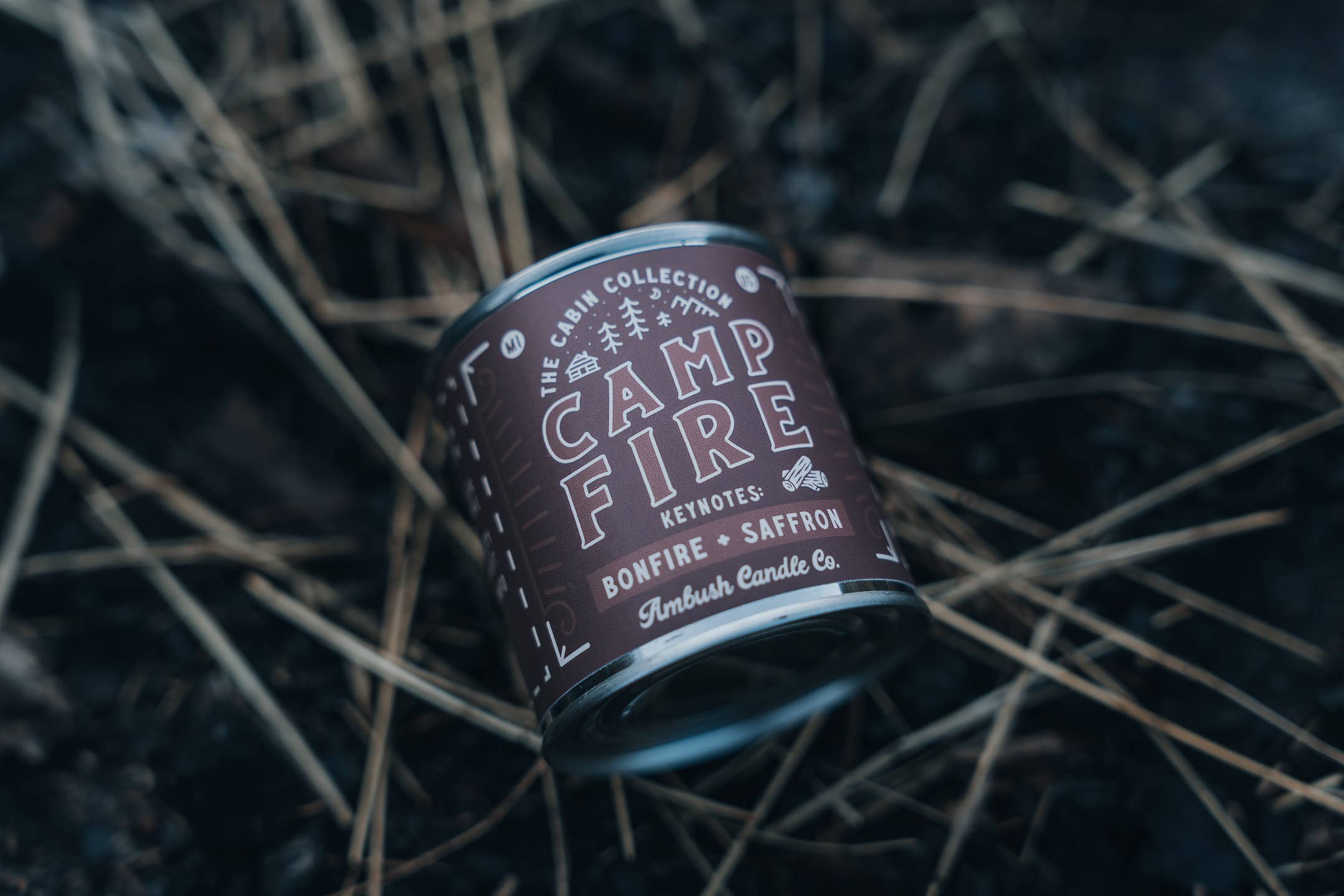 Campfire | Bonfire + Saffron 8oz Soy Candle