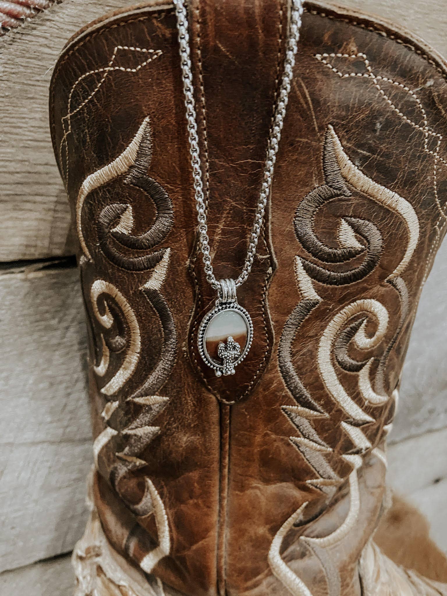 Cactus Sunset Necklace